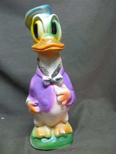 Vintage Chalk Donald Duck Figure From Happyhoundantiques On Ruby Lane