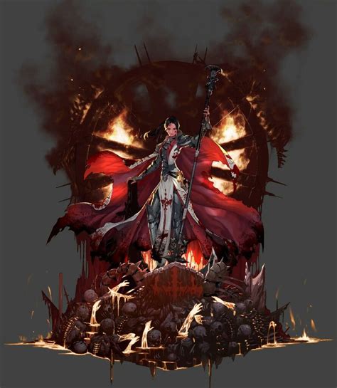 inquisitor dungeon fighter online modern fantasy concept art character art