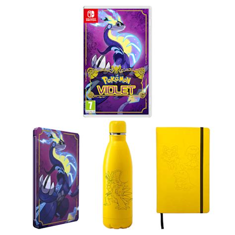 Pack Pokémon Violet Bouteille Deau En Aluminium Pokémon Légendaire