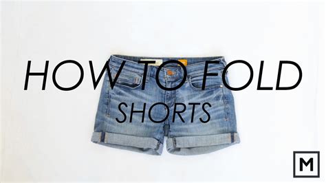 Cool way to fold your underwear! MEGAN JEDLINSKI How To Fold // Shorts - KonMari Method ...