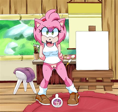 Rule 34 Amy Rose Bottomless Clothing Extraspecialzone Female Footwear