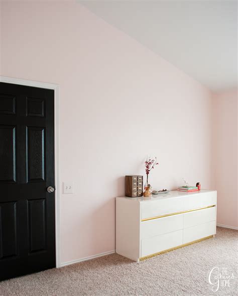 Blush Pink Walls In The Bedroom The Gathered Home