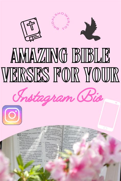 Inspirational Bible Verses For Instagram Bio Bridal Shower 101