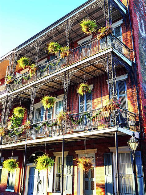 French Quarter Balconies Photograph By Greg Chase Fine Art America