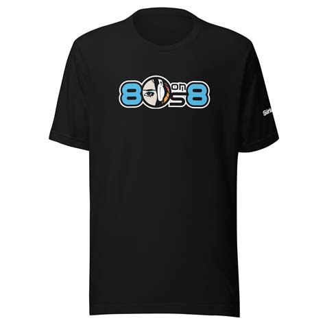 80s on 8: T-shirt (Black) – Sirius XM Radio LLC