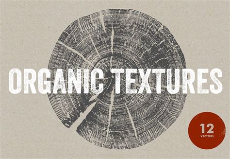 Organic Textures 12 Vectors Design Cuts