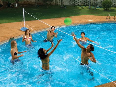 Poolmaster Across In Ground Swimming Pool Volleyball Pool Game Sandyswim