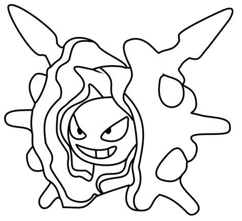 Cloyster Pokemon Coloring Page Free Printable Coloring Pages For Kids