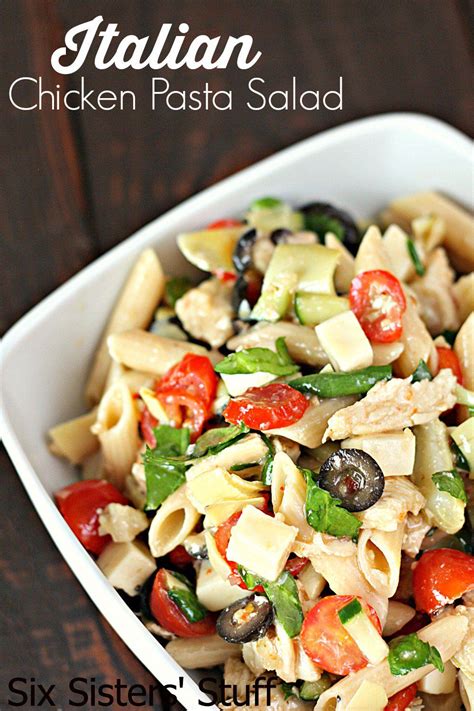 Using a good quality drinking wine is such an. Italian Chicken Pasta Salad | Recipe | Italian chicken ...