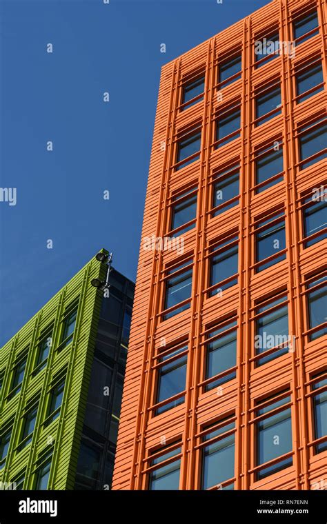 Colourful Modern Architecture In London Stock Photo Alamy