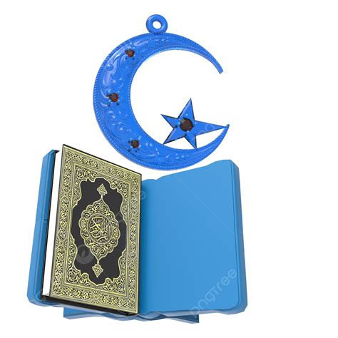 Quran Clipart Vector Muslim Quran With Moon Day Labour Day Happy