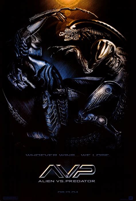Following the ending of the previous film, a chestburster emerges from the chest of the fallen predator, scar. Alien Vs. Predator Movie Posters From Movie Poster Shop