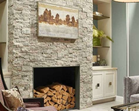 White Quartz Stone Fireplace Fireplace World