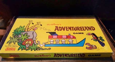 Vintage Board Game Walt Disney Adventureland Game Complete Etsy