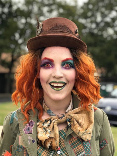 Love How My Mad Hatter Costume Came Out Mad Hatter Costume Halloween Makeup Easy Mad Hatter