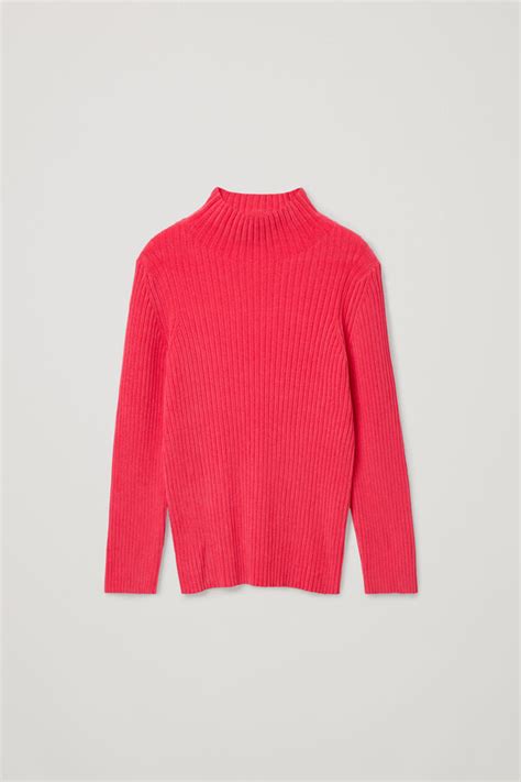 Cos Organic Cotton Ribbed Chenille Sweater Shopstyle