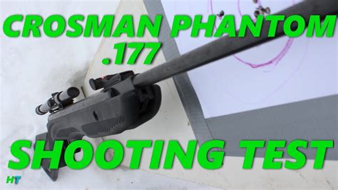 Crosman Phantom Shooting Test Youtube