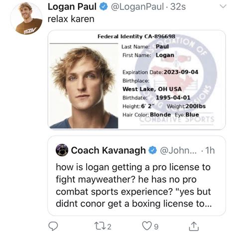 Logan Paul Deletes Tweet About Floyd Mayweather Fight In Response To