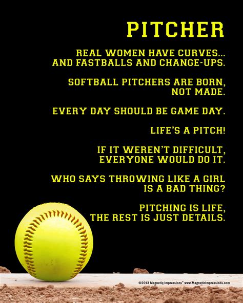 Unframed Softball Pitcher 8 X 10 Sport Poster Print