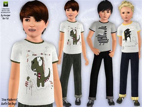 The Sims Resource Dino Madness Outfit
