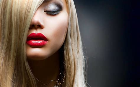 Hd Wallpaper Women Face Makeup Blonde Model Rings Beauty Blond