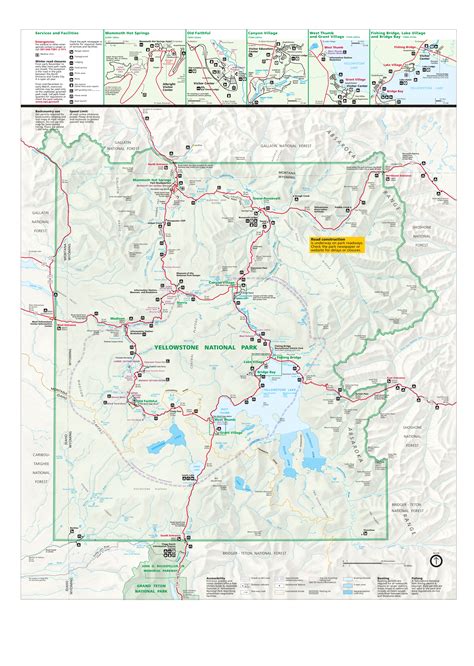 Yellowstone Map Alltrips