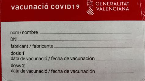 Carnet De Vacunación Coronavirus Así Es Y Para Qué Sirve