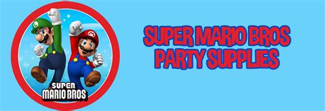Super Mario Bros Party Supplies And Decorations Character Parties Australia