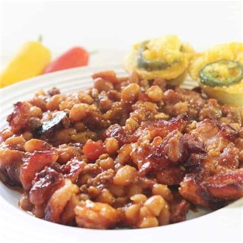 Baked Bean Casserole With Ground Beef And Bacon Beef Poster