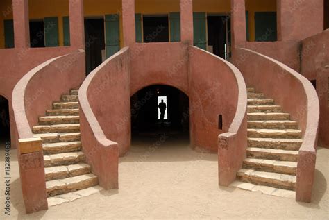 Slave House And Door Of No Return Goree Island Dakar Senegal Stock