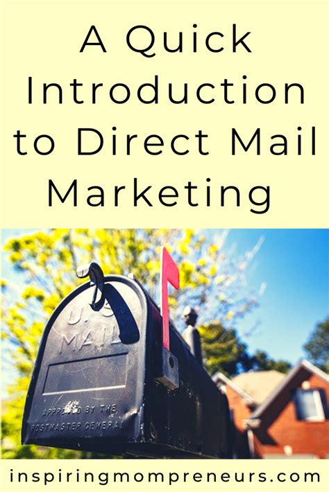 Intro To Direct Mail Marketing Inspiring Mompreneurs