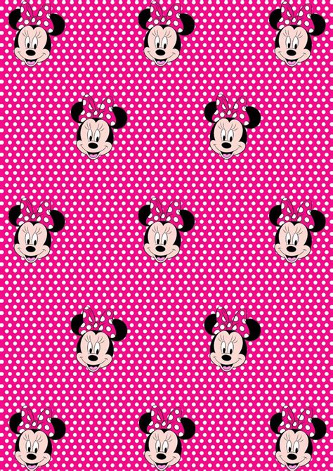 Minnie Papel De Parede Fundo Minnie Rosa Mickey Mouse E Amigos