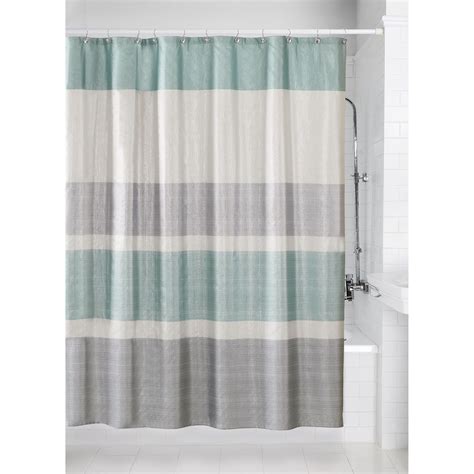 Home 72 X 72 Mdesign Leaves Fabric Shower Curtain Teal Multi Color Bath