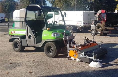 Case Study Hydraulic Sweeper For Kubota Rtv