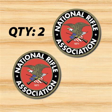2 Nra National Rifle Association Gun 2nd Amendment Vinyl Sticker