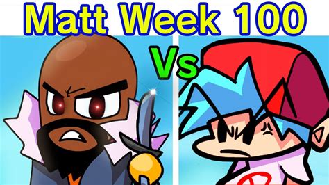 Friday Night Funkin VS Matt Week FULL WEEK Cutscenes FNF MOD Hard Wii Wiik YouTube