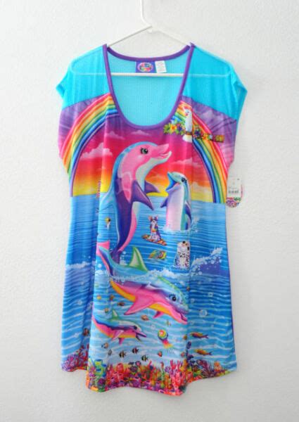 Lisa Frank For Target Dolphins Nightgown Sleep Shirt Pajama Size Lxl For Sale Online Ebay