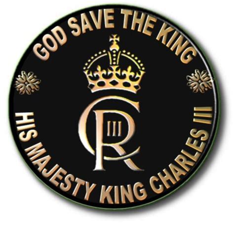 God Save The King King Charles Iii Coronation Souvenir Badge New