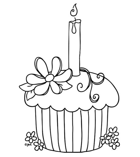 Giant Cupcake Coloring Page Coloring Coloring Pages
