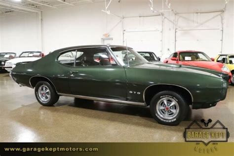 1969 Pontiac Gto Coupe Verdoro Green Coupe 455 V8 51903 Miles