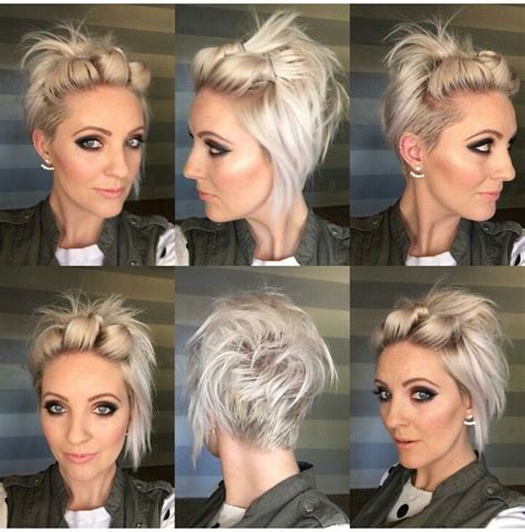 See the gif below for more details on how to do this. ooooo! another way to style my hair! | Hair styles, Short hair styles