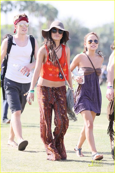 Vanessa Hudgens Coachella With Josh Hutcherson Photo Coachella Music Festival
