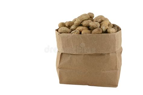 Peanuts In A Bag Stock Image Image Of White Food Shell 13762827