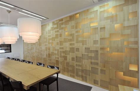 Timber Acoustic Panels Holzfliesen Holzvertäfelung Innen