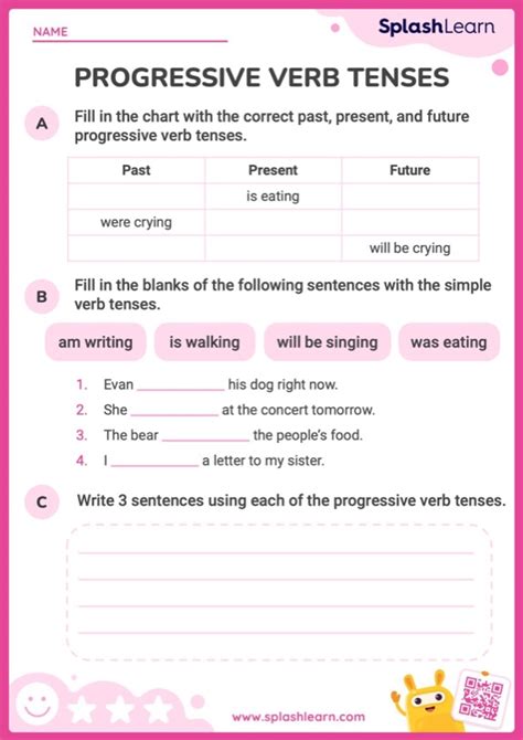 Verb Tense Worksheets Future Continuous Hot Sex Picture
