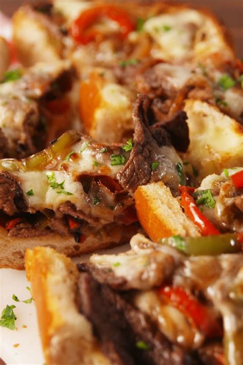 Philly cheese steak cheesy bread is a delicious appetizer, side, or a simple main dish! 19 Best Philly Cheesesteak Recipes-Philly Cheeesteak ...