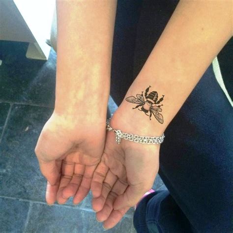 49 Wonderful Bee Wrist Tattoos Wrist Tattoo Designs