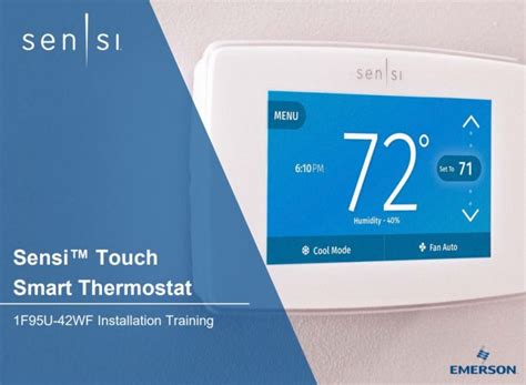 Emerson Sensi Touch Smart Thermostat Installation Guide