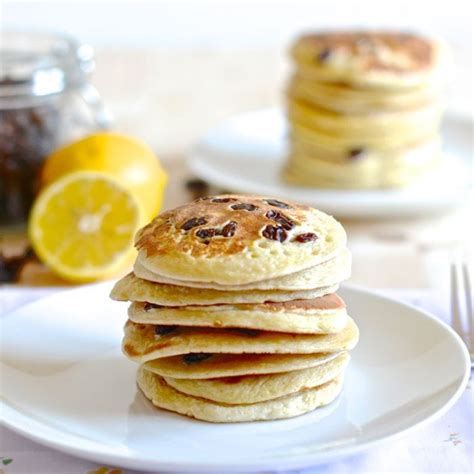 Lemon And Raisin Pancakes Charlottes Lively Kitchen