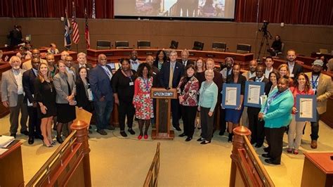 Fulton County Commissioners Honor Fccce Winners